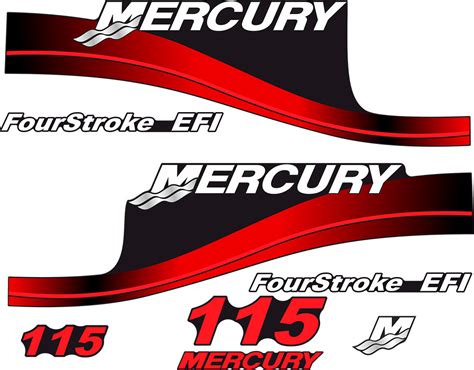 - Made from 3M brand vinyl and laminate. . Mercury outboard decals